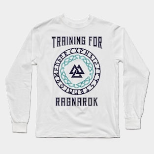 Ragnarok Norse Mythology Viking Valhalla Nordic Runes Long Sleeve T-Shirt